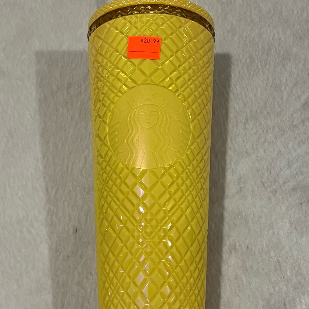 Starbucks Textured Yellow Tumbler